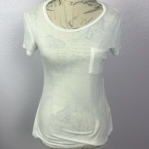 White Basic Layering Tee